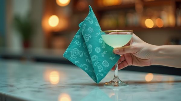 Comment ajouter une touche unique avec des serviettes cocktail personnalisées