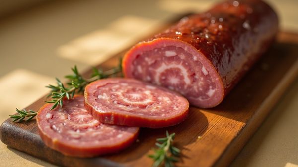Savourez la véritable saucisse sèche pure porc Saint Azay