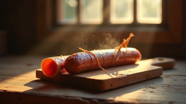 Savourez la véritable saucisse sèche pure porc Saint Azay